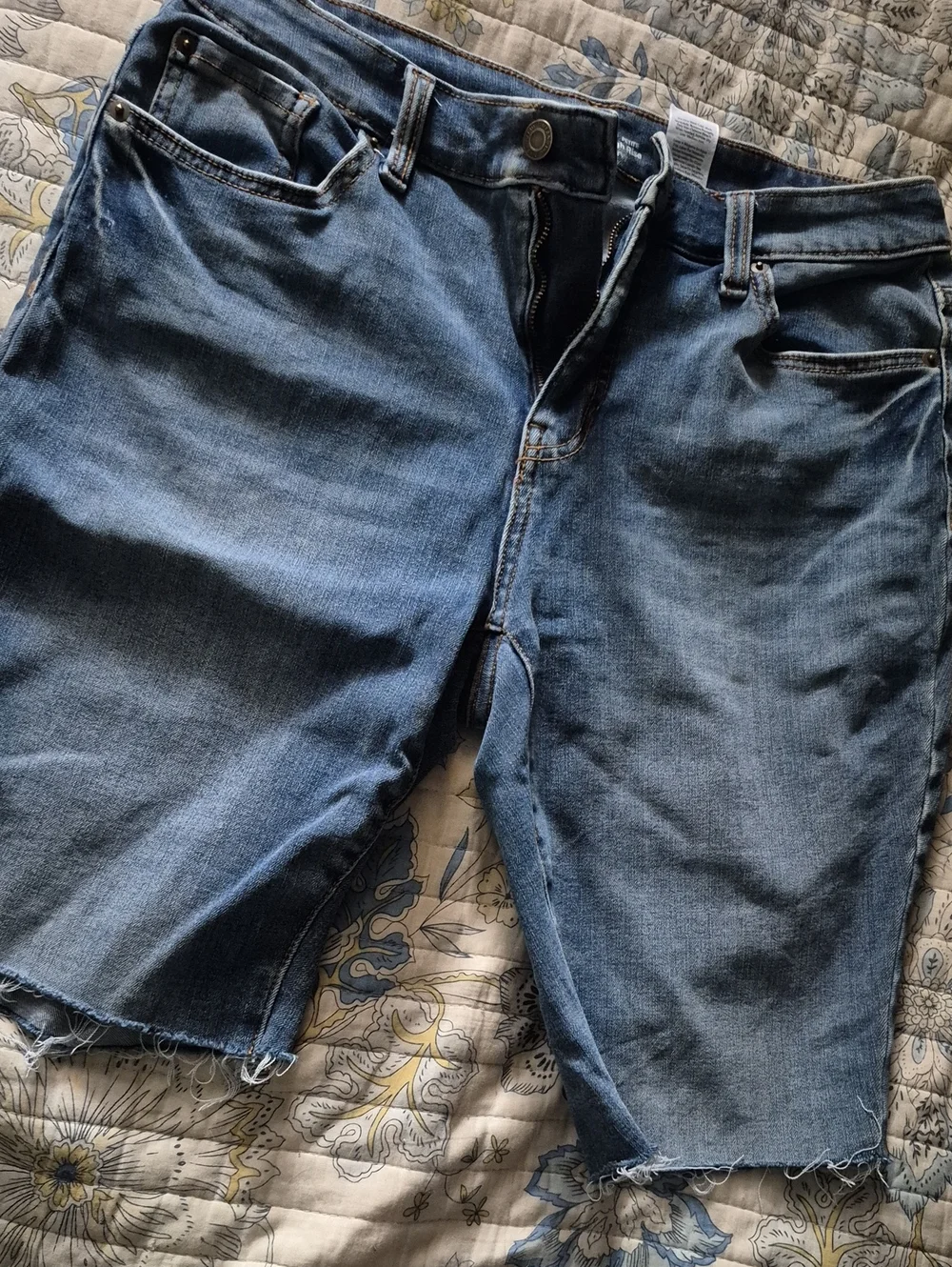 Time And TRU Women's Blue Denim Cutoff Jean Shorts